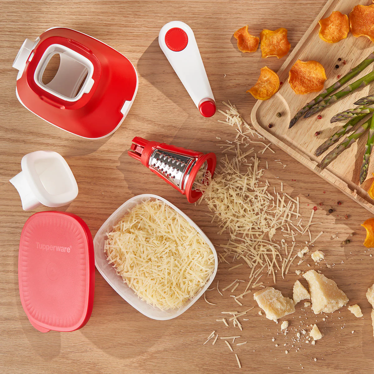 Tupperware® Grate ‘N Store | Dual-Sided Grating System | 1.75 cups / 430 mL | 1-Piece Set - Image 3