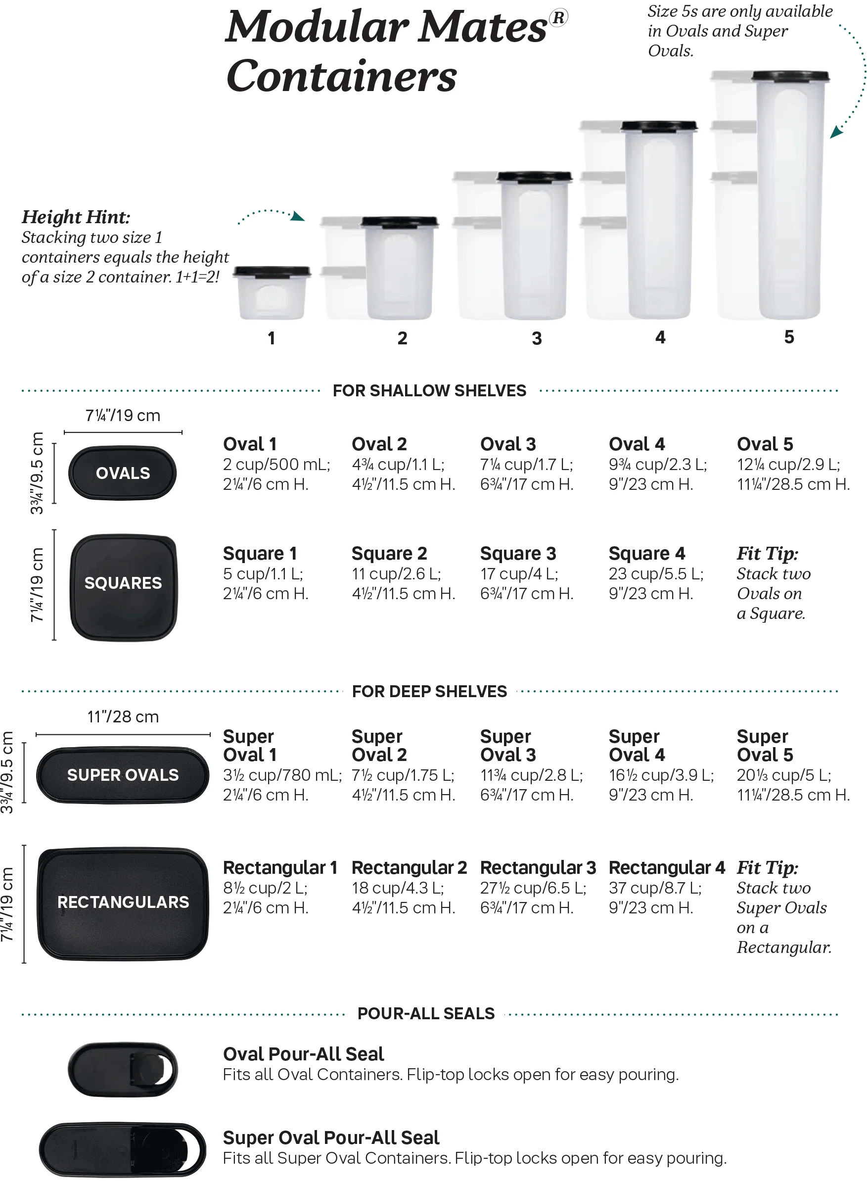 Tupperware® Modular Mates® Rectangular 4 | Food Storage Container - Image 6