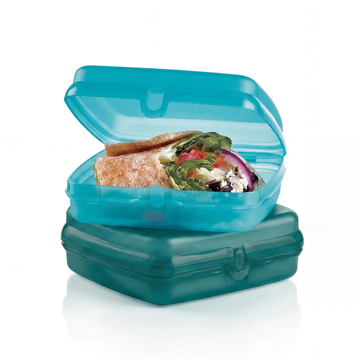 Tupperware® Sandwich Keepers - 2 Easy-Open Lunch Boxes for Kids - Image 2
