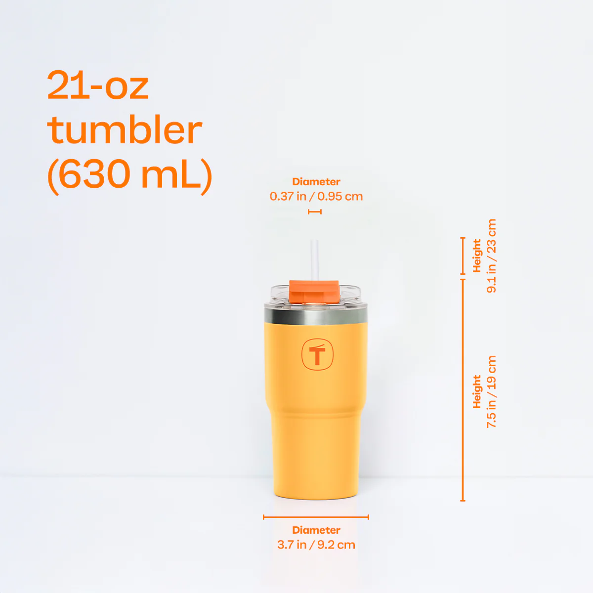Tupperware® big T Tumbler Sunrise to Sunset Set | 21oz / 630ml | 37oz / 1.1L - Image 6