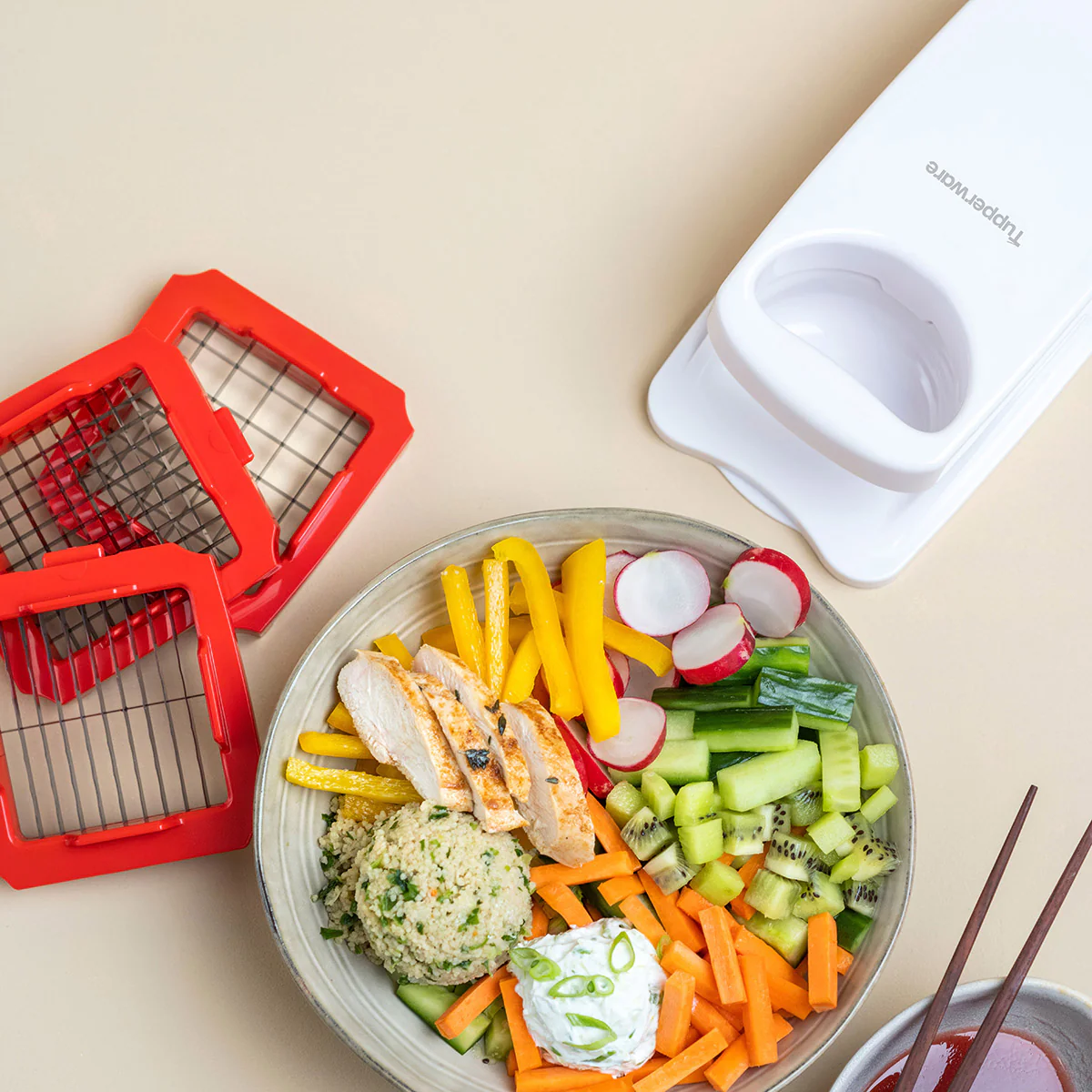 Tupperware® Super Dicer | 3‑Blade Food Chopper | 5‑Piece Set - Image 5
